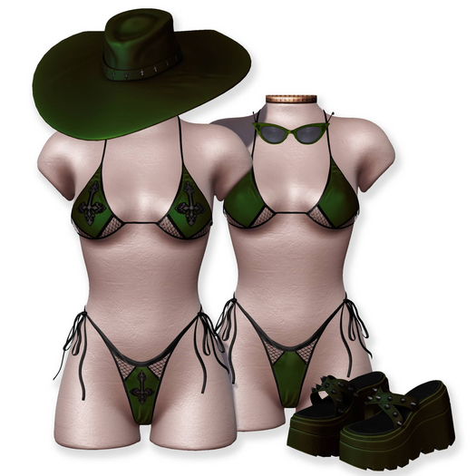.{PSYCHO:Byts}. Cordelia Summer - Green Set