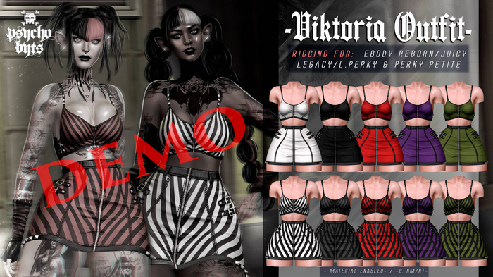 .{PSYCHO:Byts}. Viktoria Outfit // DEMO!