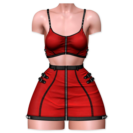 .{PSYCHO:Byts}. Viktoria Outfit // Red