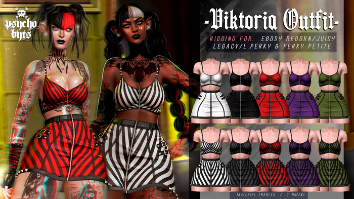 .{PSYCHO:Byts}. Viktoria Outfit // FATPACK