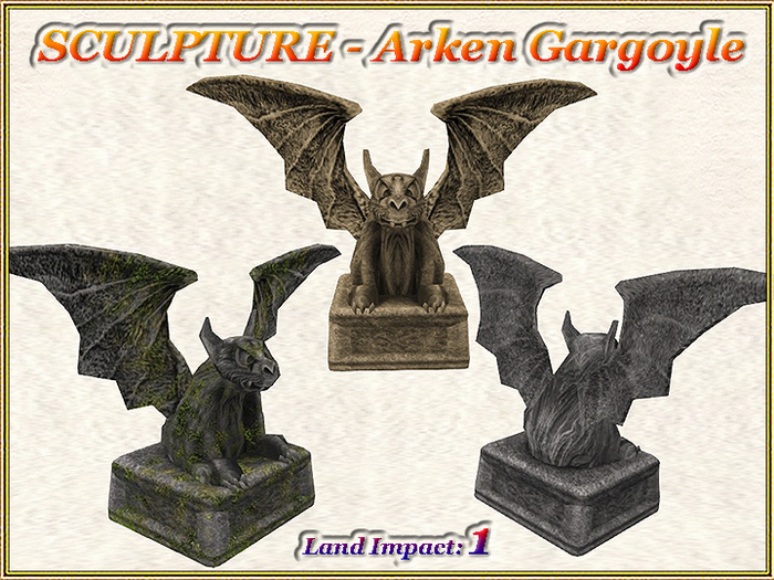 SCULPTURE - Arken Gargoyle (1 LI) (Full perm)