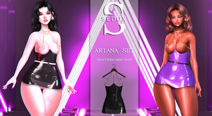 [SEDUX] Ariana set - Black