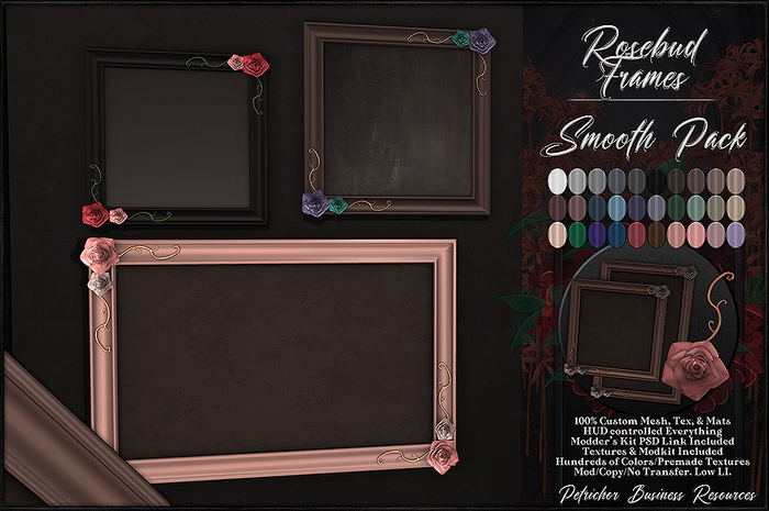:[P]:- Rose Frames  - Smooth [Unpacker]