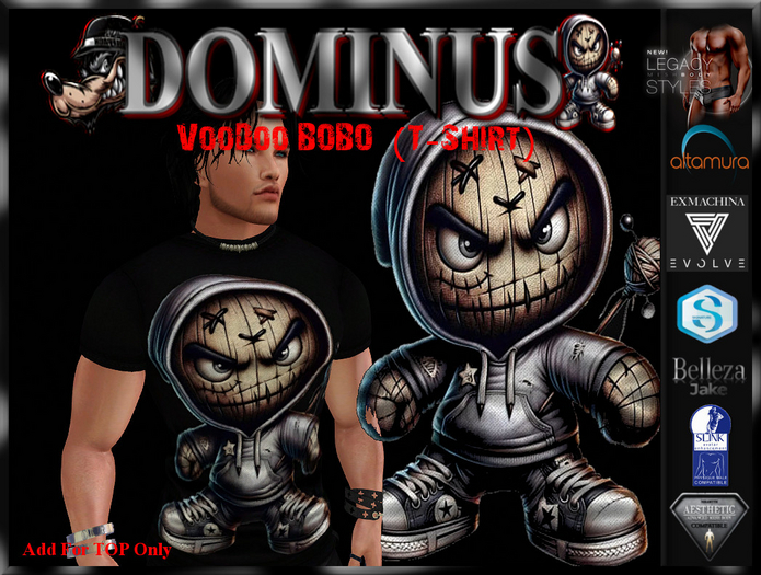 ~DOMINUS~VooDoo BOBO (T-Shirt)  (ADD)