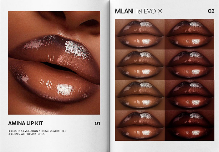 MILANI - "AMINA" LIP KIT / DEMO