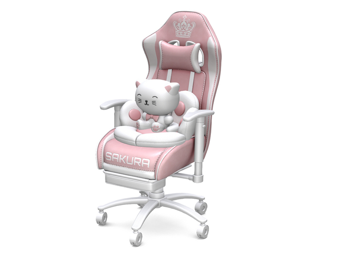 1. BAMSE : Sakura - Chair + Seat + Fluffy RARE