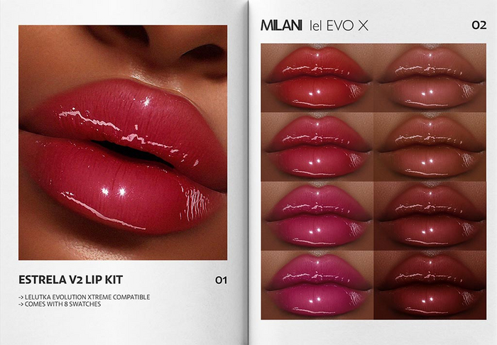 MILANI - "ESTRELA V2" LIP KIT / DEMO