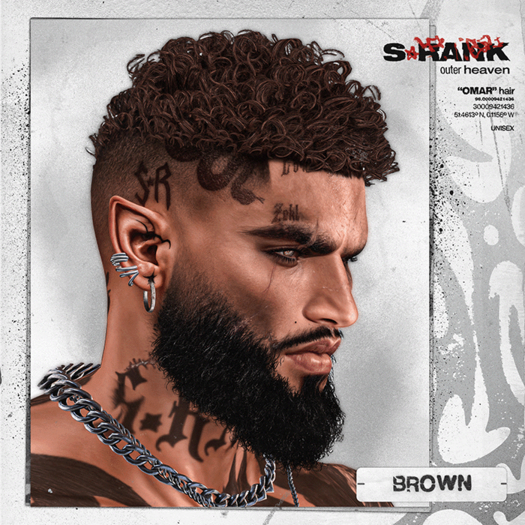 S-RANK "OMAR" HAIR / BROWN