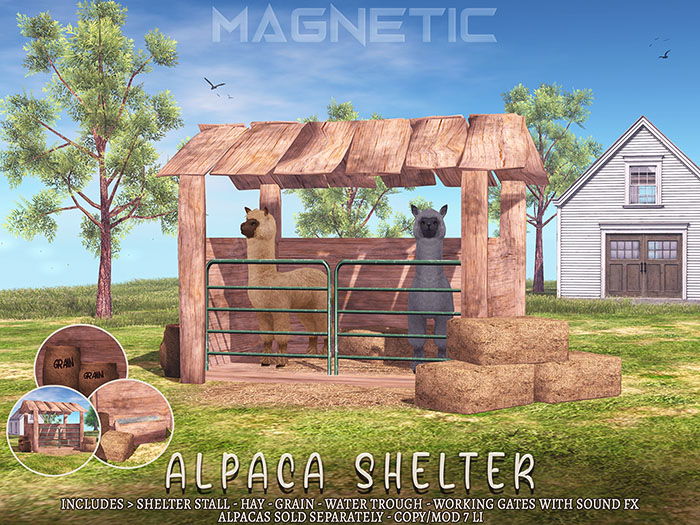 Magnetic - Alpaca Shelter *updated*