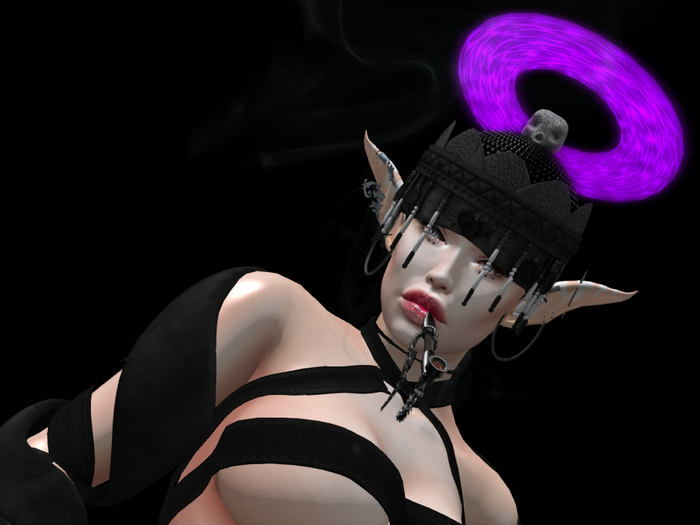 HALO // Transparent Neon Glow Moving Texture !!! Purple