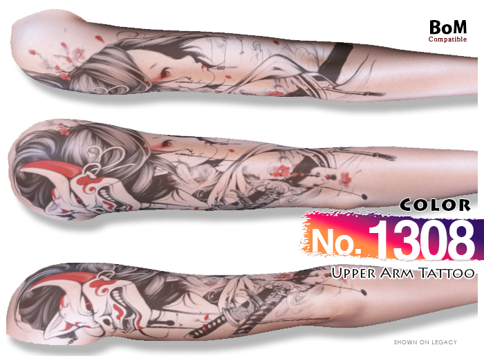 (Upper Arm Tattoo) No.1308 Color