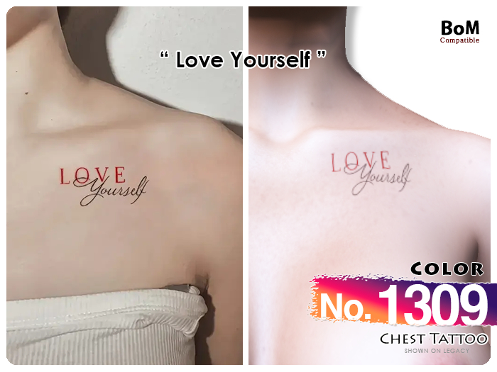 (Chest Tattoo) No.1309 Color