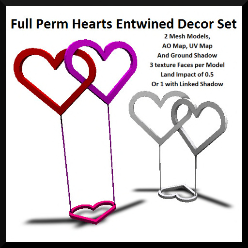Full Perm Hearts Entwined Set