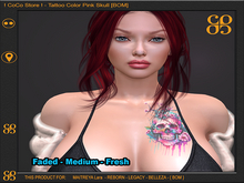 ! CoCo Store ! - Tattoo Color Pink Skull [BOM]