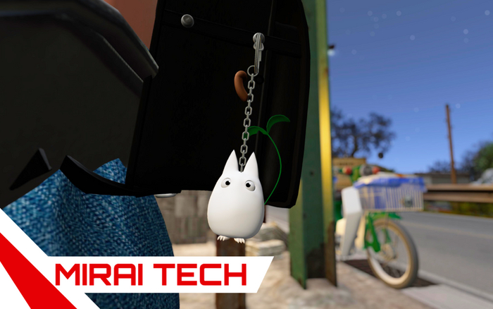 (MIRAI) Small Totoro Keychain