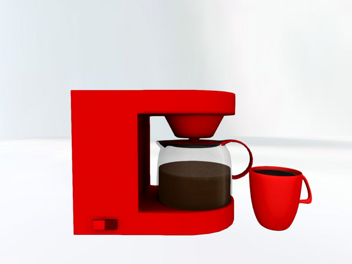 Coffee Dispenser -  Poinsettias (MyStory Dispenser)