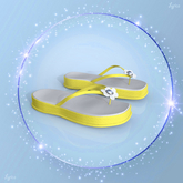 Yellow Gem Flip Flops Kupra