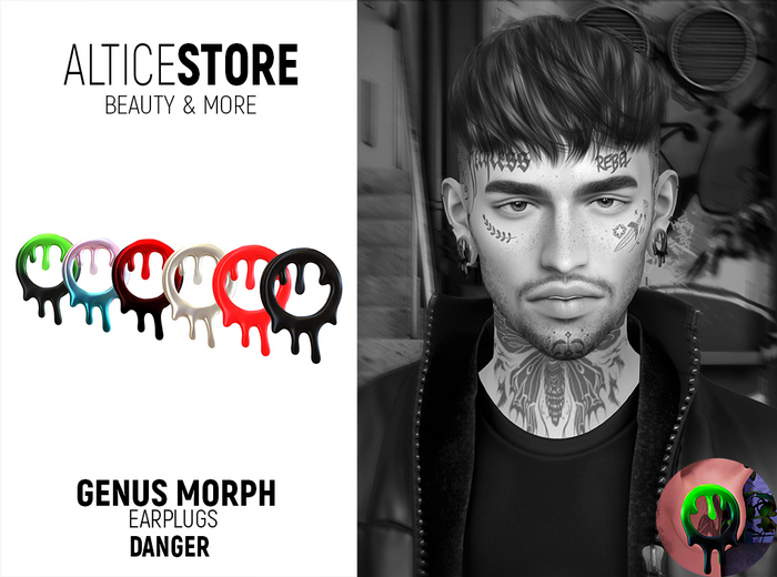 Second Life Marketplace - DEMO [ALTICE] GENUS MESH PLUG - DANGER