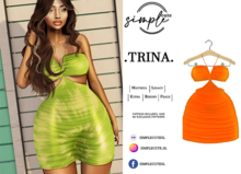 [simpleCUTE] Trina -Orange  //ADD ME//