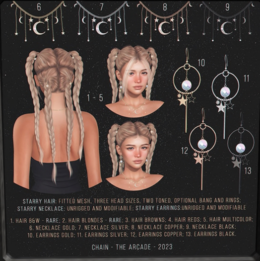8. Starry Necklace Copper