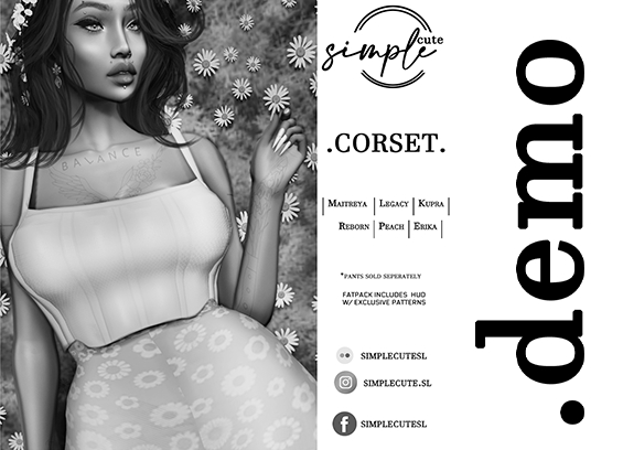[simpleCUTE] Corset - Demo  //ADD ME//