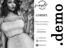 [simpleCUTE] Corset - Demo  //ADD ME//