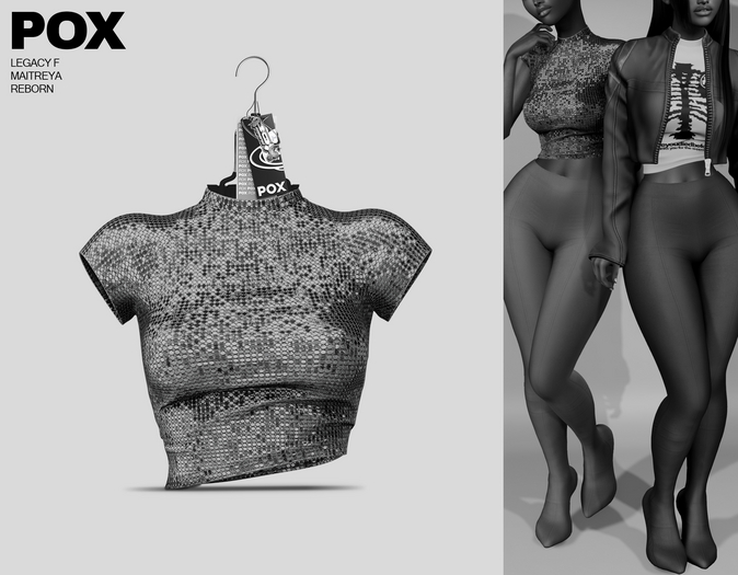 POX - Denma.Silk-Shirt in Silver