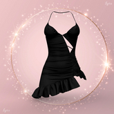 Black Ryley Dress Perky