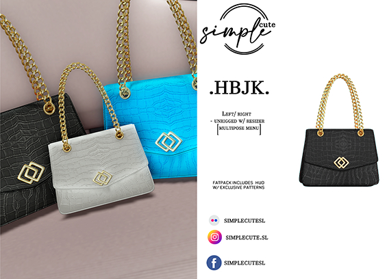 Second Life Marketplace - [simpleCUTE] HBJK - Black //ADD ME//