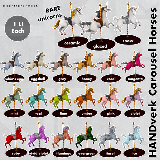 [HANDverk]Carousel Horse.umber