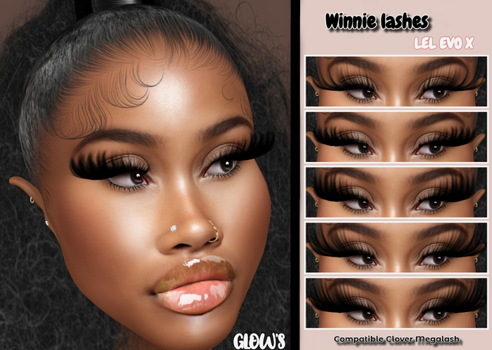 GLOW'S- WINNIE LLASHES X CLOVER MEGALASH.