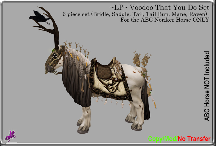 ~LP~ That Voodoo You Do Tack Set (ABC Noriker) Boxed