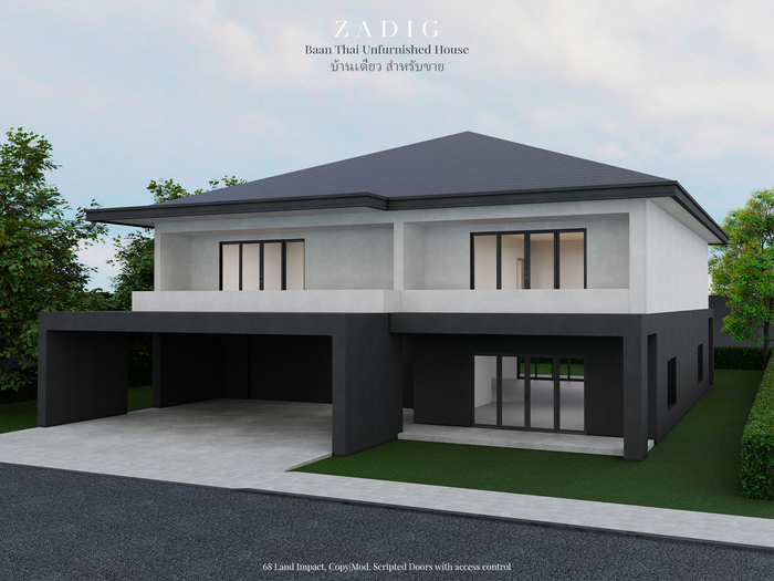ZADIG. "Baan Thai" House (unfurnished) - Thailand