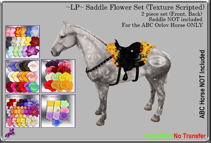 ~LP~ Saddle Flower Set [BOXED] ABC Orlov