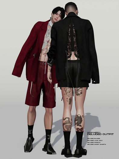 [Dope+Mercy]Deluded Blazer"LEGACY"_Black (ADD)