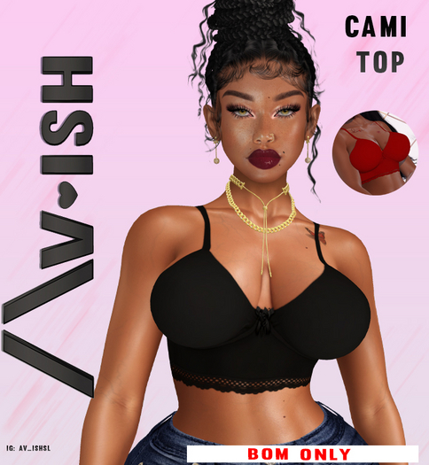 /A/ Cami - Red - BOM