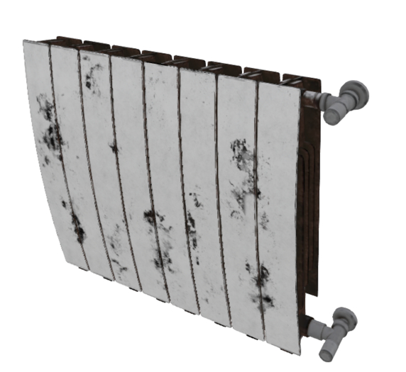 Second Life Marketplace - .:shamhat:. old apartment radiator
