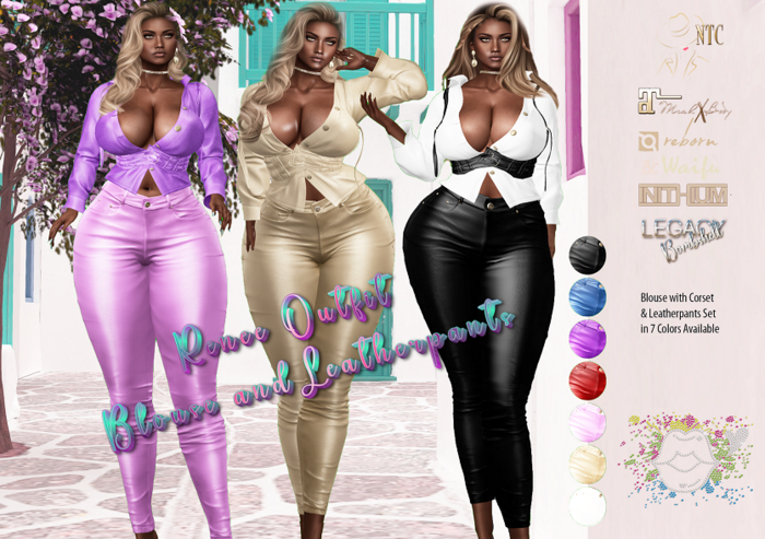 [NTC] Renee Leather Set Legacy Bombshell [Hud Add]