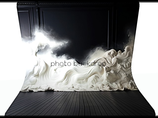 [AE] Photo Backdrop - Contemporary Black & White 6