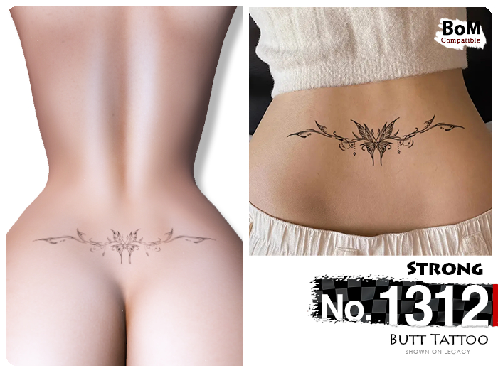 (Butt Tattoo) No.1312 Strong