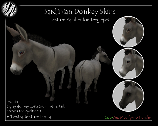 [SM] Sardinian Donkey skins