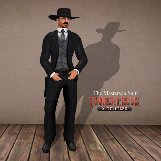 [Timber Creek] The Masterson Suit-Silver-Boxed