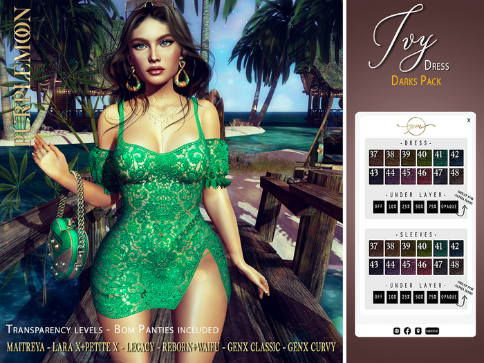 :: pm :: Ivy Dress -Darks Pack-