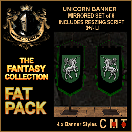 Fat Pack Fantasy Unicorn Banners