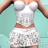 Maitreya Petite Outfit White Lace