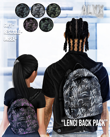 ALYX. Lenci Back Pack (Fat-Pack)