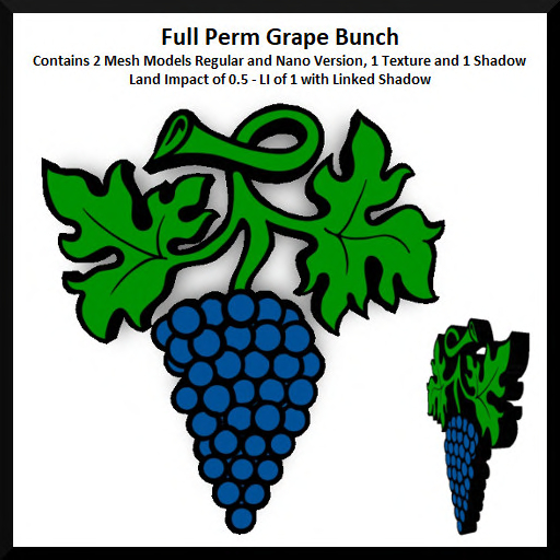 Full Perm Grape Bunch