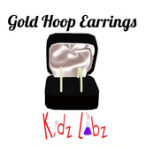KL Earrings Gold Box