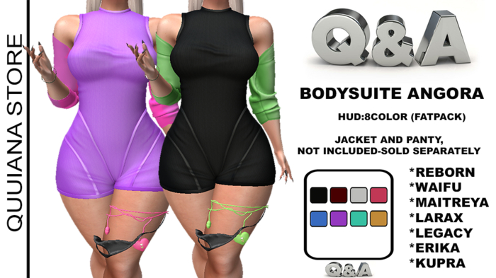 Q&A-BODYSUITE ANGORA (FATPACK)