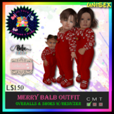 *LVD* Merry Bulb Outfit - TD/BEBE